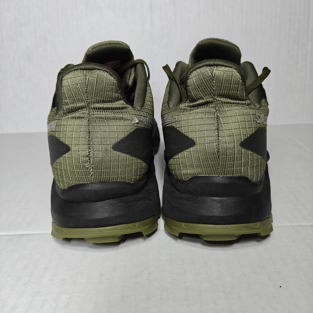 Salomon Alphacross 5 Gore-tex Trail Running Sneakers Lichen Green Olive Men's 13 - Picture 11 of 13